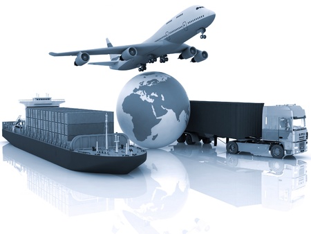 types of transport of transporting are loads.の写真素材