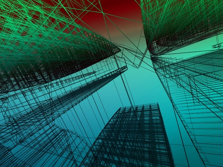 abstract modern architecture