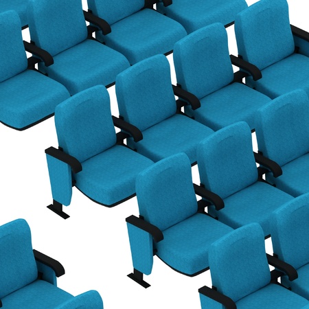 blue armchair