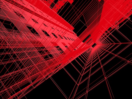 abstract modern architectureの写真素材