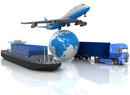 types of transport of transporting are loads.の写真素材