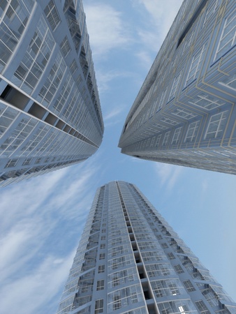 Skyscrapersの写真素材