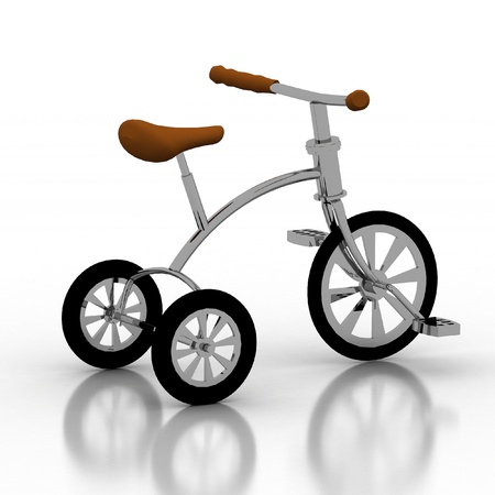 Children bicycleの写真素材