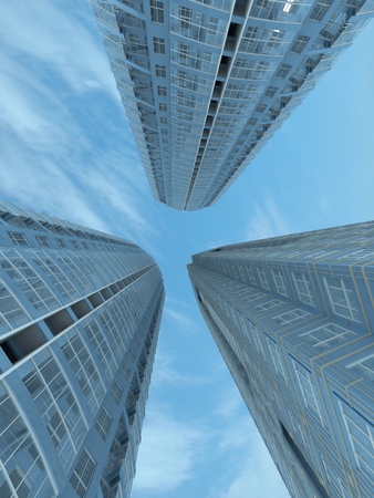 Skyscrapersの写真素材