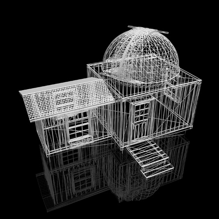 Project of new dwelling-houseの写真素材