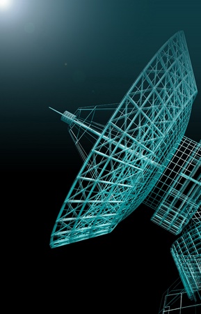 Satellite dishの写真素材