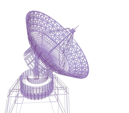 satellite dishの写真素材