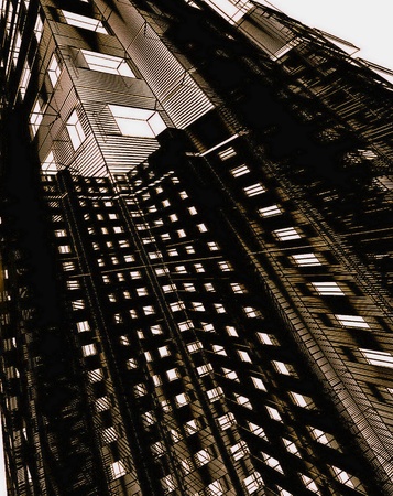 Abstract skyscrapers