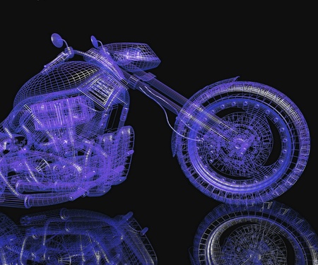 3d sport bikeの写真素材
