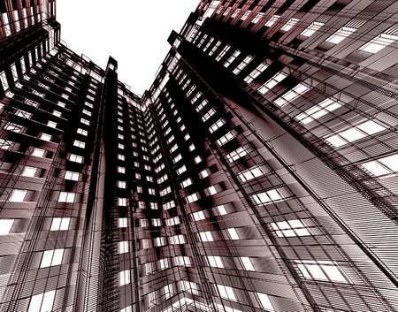  Abstract skyscrapers