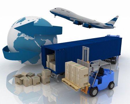 types of transport of transporting are loads の写真素材