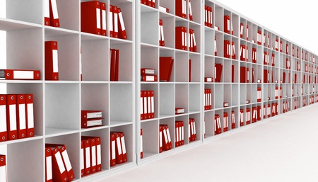 office closet, isolated on a white backgroundの写真素材