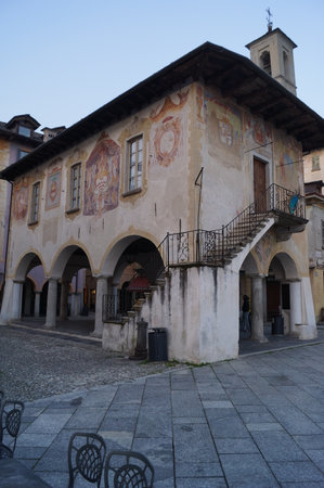 Orta San Giulio (Italy): Palace of Community  in piazza Motta