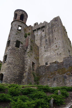 Blarney, Ireland: a view of The Court building at Blarney Castle and Gardensのeditorial素材