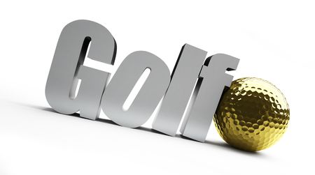 golf championship, gold ballの写真素材