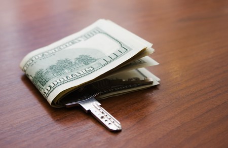 payment for the lease of houseの写真素材