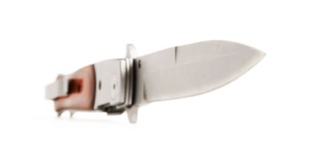 knives on isolated white backgroundの写真素材