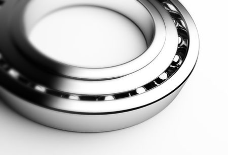 bearing on a white backgroundの写真素材