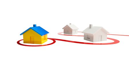 road to the house of dreamの写真素材