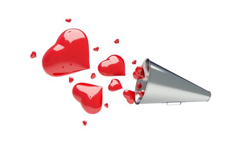 declaration is of loveの写真素材