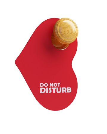 do not disturbの写真素材