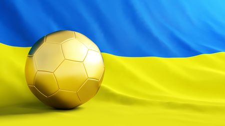 football Ukraineの写真素材