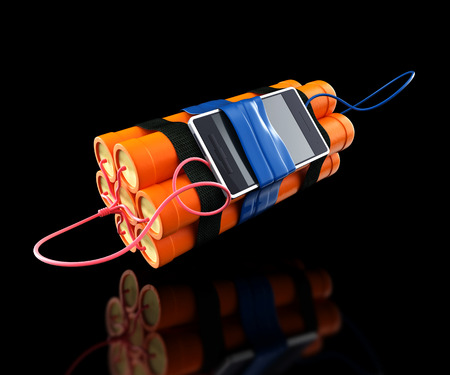 dynamite mobile phone time bomb