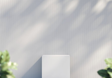 Abstract Minimal Modern Podium Platform For Product Display Showcase Presentation Advertising 3D Renderingの写真素材