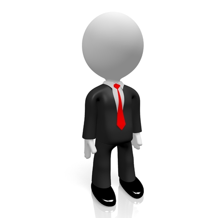 3D businessman conceptの写真素材