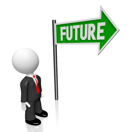 3D future conceptの写真素材