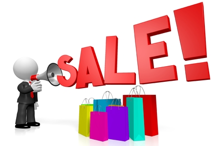 3D sale conceptの写真素材