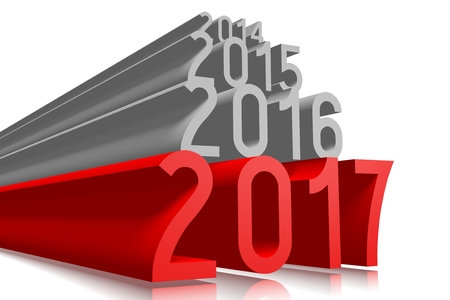 2017 New Year concept