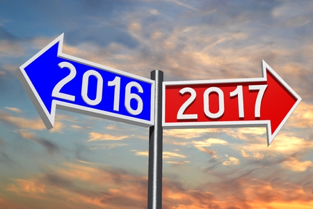2017 New Year conceptの写真素材