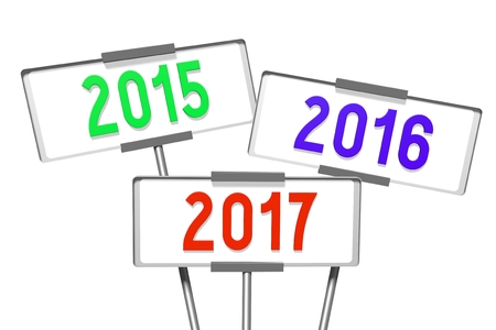 2017 New Year concept