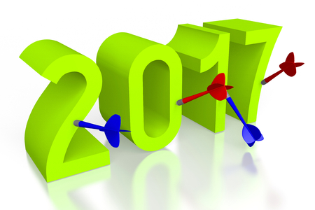 2017 New Year concept