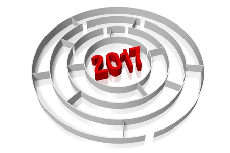 2017 New Year concept