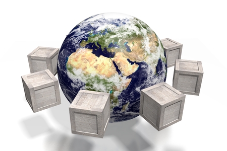 Global transport conceptの写真素材