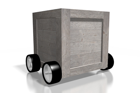 3D delivery conceptの写真素材