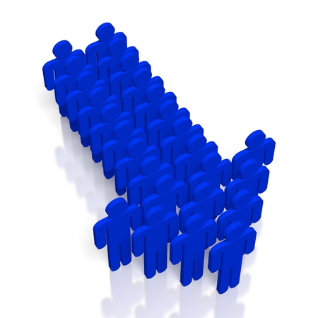 Arrow conceptの写真素材