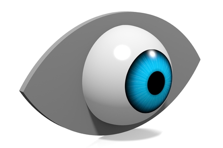 3D eyeの写真素材