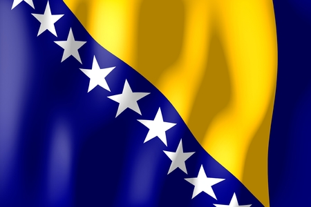 Bosnia - flagの写真素材