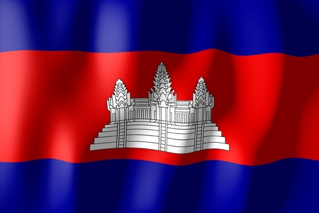 Cambodia - flagの写真素材