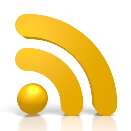 3D WiFi symbolの写真素材