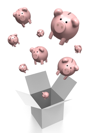 Piggy bankの写真素材