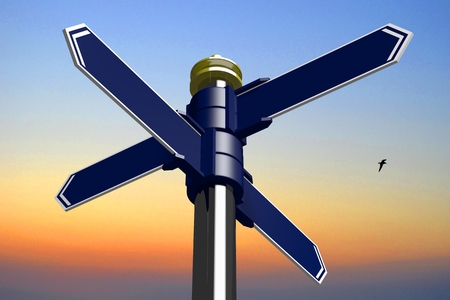 Signpost conceptの写真素材