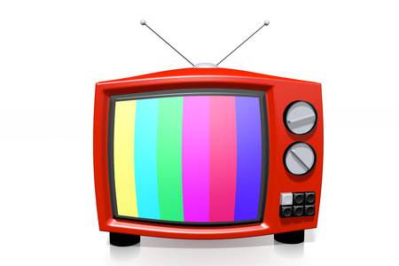 TV set conceptの写真素材