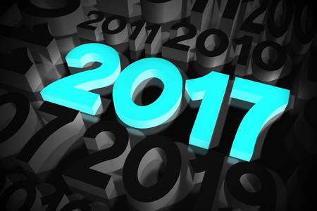 2017 conceptの写真素材