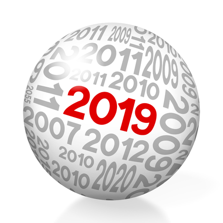 2019 conceptの写真素材