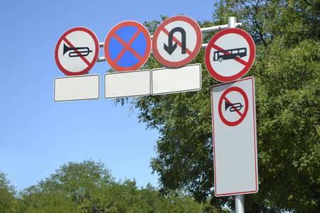 Road signsの写真素材