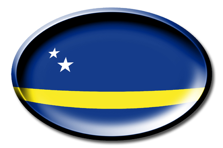 Flag of Curacaoの写真素材